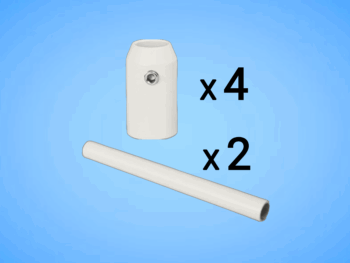 313W-X2 - 2 x Hanger Assembly - 1000mm