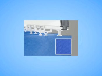 F/SB/42/1950/A - Box of 12 - Fast-Fit Disposable Anti-Bac Curtains - Summer Blue 4200mm